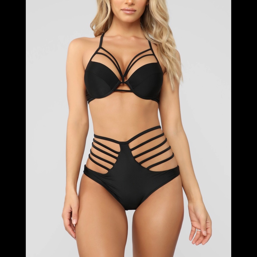 NWT Black 2 piece bikini